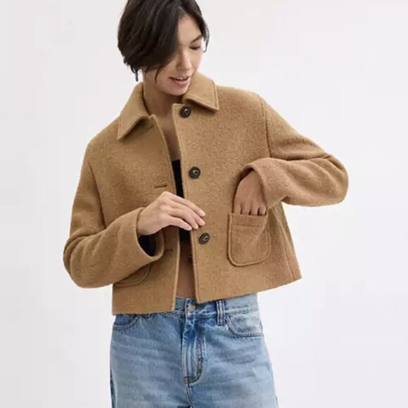 NWT - Coach short wool coat Size Large - Picture 2 of 6